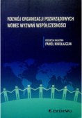 Rozwój organizacji pozarządowych wobec wyzwań współczesności