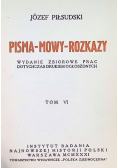 Pisma - Mowy - Rozkazy - Tom VI, 1931 r.