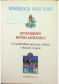 List do Biskupów Kościoła Katolickiego o współdziałaniu mężczyzn i kobiety w Kościele i świecie