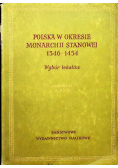 Polska w okresie monarchii stanowej 1364 - 1454