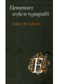 Elementarz stylu w typografii