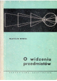 O widzeniu przedmiotów