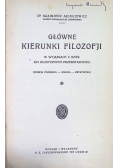 Główne Kierunki Filozofji 1923 r