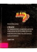 Chaos w okresowo zaburzonych układach dynamicznych