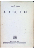 Wast Hugo - Złoto 1938 r.