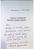 Historia tysiąca lęków