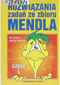 Rozwiązania zadań ze zbioru Mendla Część 4