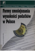 Formy zmniejszania wysokości podatków w Polsce