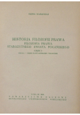 Historia Filozfoii Prawa  Filozofia Prawa Starożytnego Świata Pogańskiego Część I