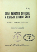 Udział twórczości katolickiej w dzisiejszej literaturze świata, 1935 r.