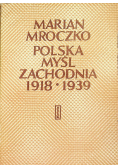 Polska myśl zachodnia 1918 - 1939