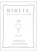 Pamiątka I Komunii Świętej  Biblia na każdy dzień