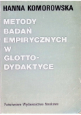Metody bada empirycznych w glottto- dydaktyce