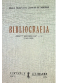 Bibliografia Zeszyty historyczne 1 - 110