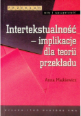Intertekstualność implikacje dla teorii przekładu
