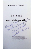 I nie ma na takiego siły