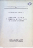 Sergiusz Jesienin w polskiej literaturze międzywojennej