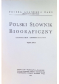 Polski Słownik Biograficzny Tom XVII
