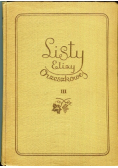 Listy Elizy Orzeszkowej Tom III
