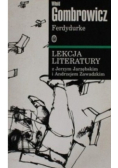 Ferdydurke Lekcja literatury
