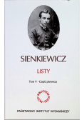 Biblioteka poezji i prozy Sienkiewicz Listy Tom V Część I