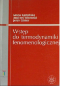 Wstęp do termodynamiki fenomenologicznej