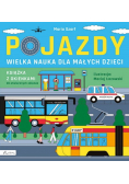 Pojazdy Wielka nauka dla małych dzieci Książka z okienkami