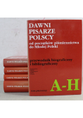 Dawni pisarze polscy od początków piśmiennictwa od młodej polski Tom 1 do 5