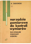 Narzędzia pomiarowe do kontroli wymiarów