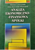 Analiza ekonomiczno finansowa spółki