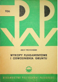 Wykopy fundamentowe i odwodnienia gruntu