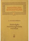 Metodyka rozwiązywania równań