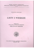 Listy i wiersze