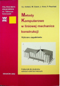 Metody komputerowe w liniowej mechanice
