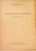 Wstęp do fizyki atmosfery