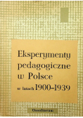 Eksperymenty pedagogiczne w Polsce w latach 1900-1939