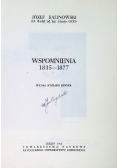 Wspomnienia 1835 - 1877