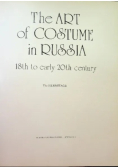 The art of costume in Russia