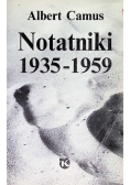 Camus Notatniki 1935 - 1959