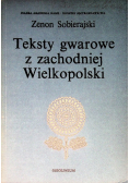 Teksty gwarowe z zachodniej Wielkopolski