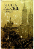 Studia płockie Tom III 1975
