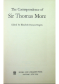 The Correspondence of Sir Thomas More