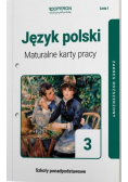 J. polski LO Część 3 Maturalne karty pracy zakres rozszerzony