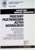 Podstawy przetwarzania języka naturalnego