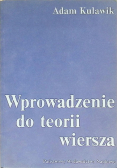 Wprowadzenie do teorii wiersza