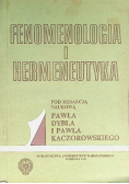 Fenomenologia i hermeneutyka Tom 3