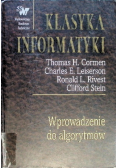 Klasyka informatyki Wprowadzenie do algorytmów