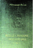 Rzeczy minione i rozmyślania Tom V