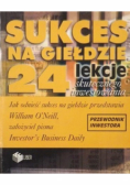 Sukces na giełdzie 24 lekcje skutecznego inwestowania