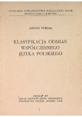 Klasyfikacja odmian współczesnego języka polskiego